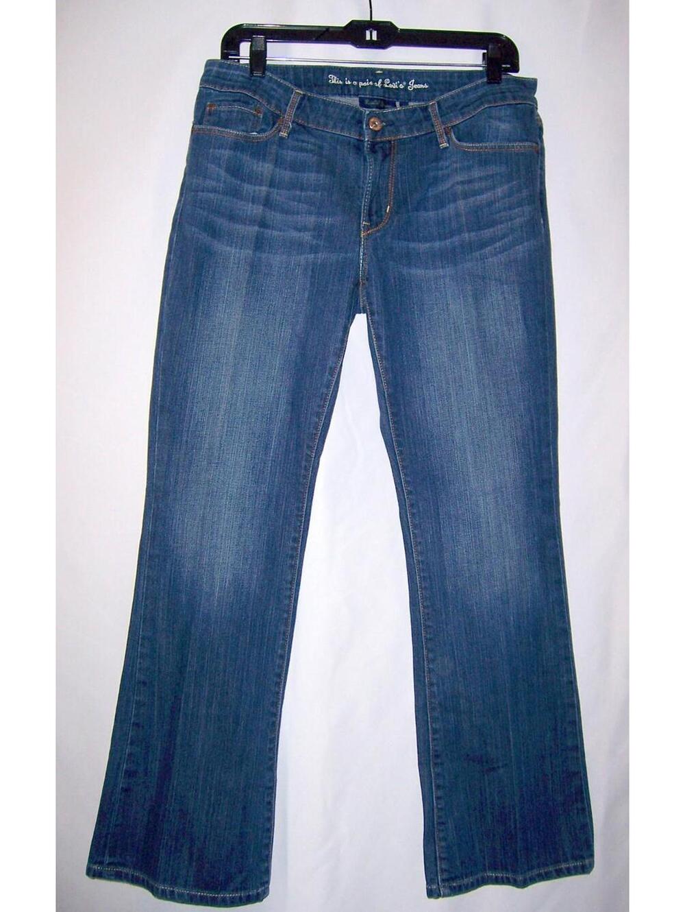Levi's Eco Women's Boot Cut Mid Rise Jeans - 12 Short/31" W